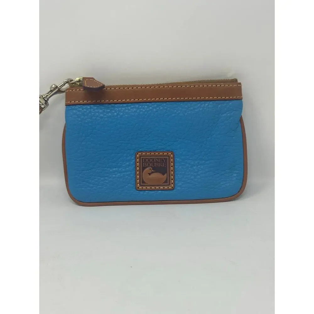 Dooney & Bourke Azure Pebble Leather Hobo w/Cotton Lining  (selling as is) - Picture 6 of 16